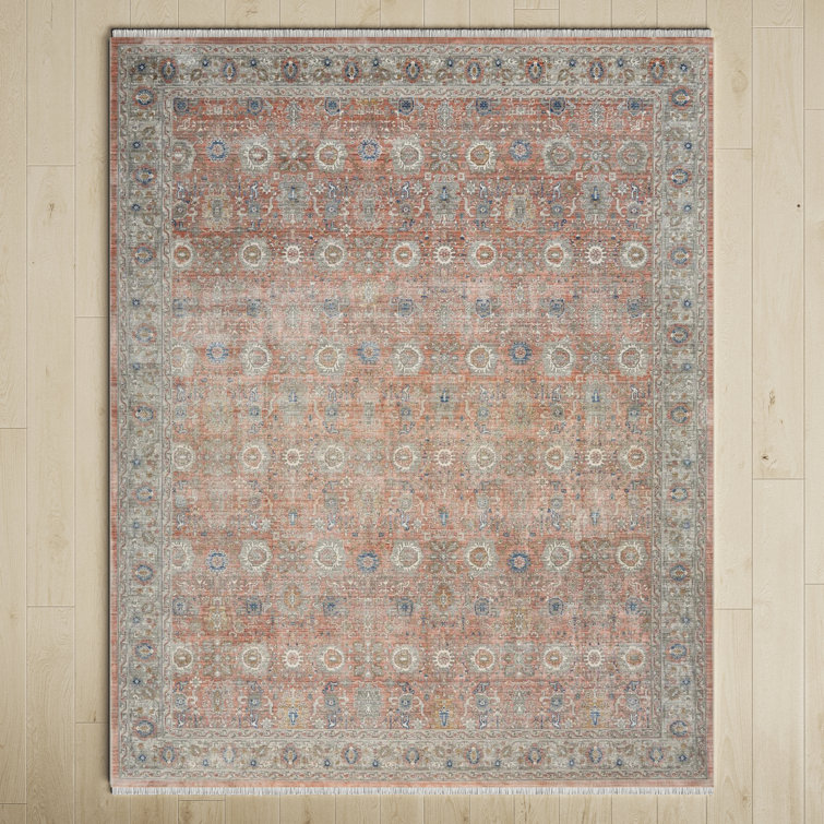 Talise Pink/Gray Rug & Reviews Birch Lane
